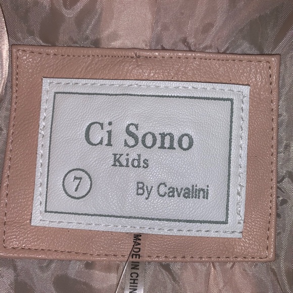 Blush pink leather jacket. - Picture 10 of 11